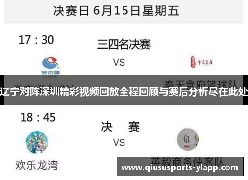 辽宁对阵深圳精彩视频回放全程回顾与赛后分析尽在此处
